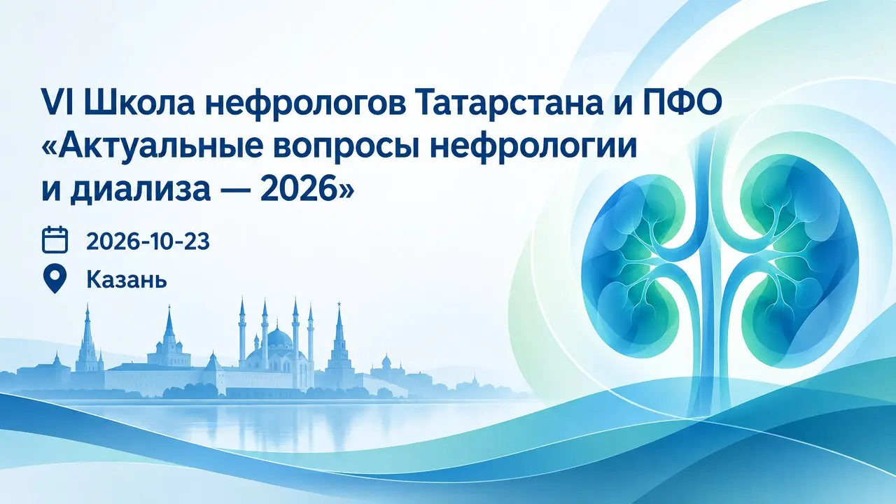 VI Школа нефрологов Татарстана и ПФО «Актуальные вопросы нефрологии и диализа — 2026»