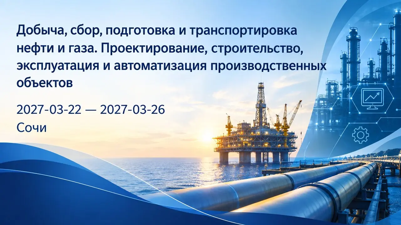 Добыча, сбор, подготовка и транспортировка нефти и газа. Проектирование, строительство, эксплуатация и автоматизация производственных объектов