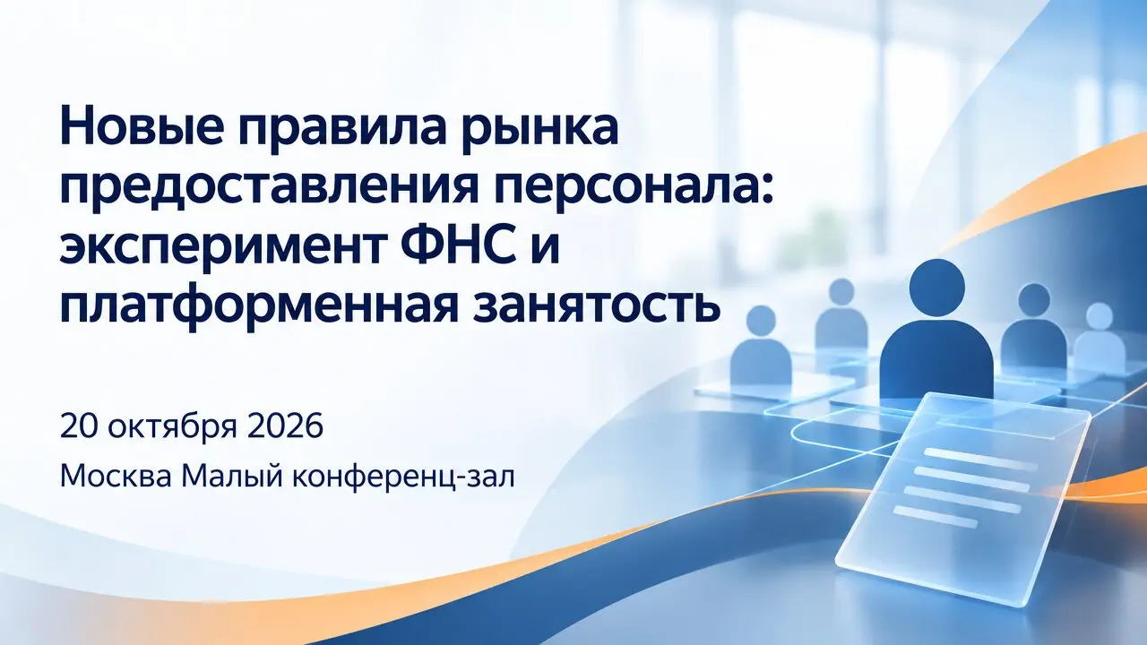 Новые правила рынка предоставления персонала: эксперимент ФНС и платформенная занятость
